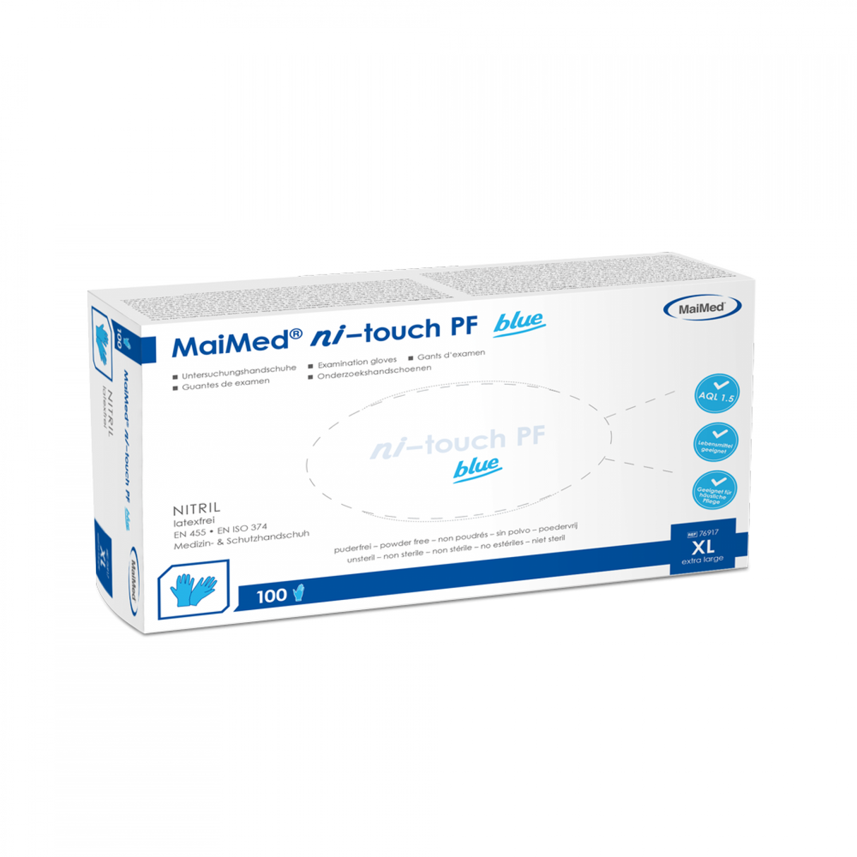 MaiMed® ni touch Einmalhandschuhe, Nitril, blau 100 Stck.
