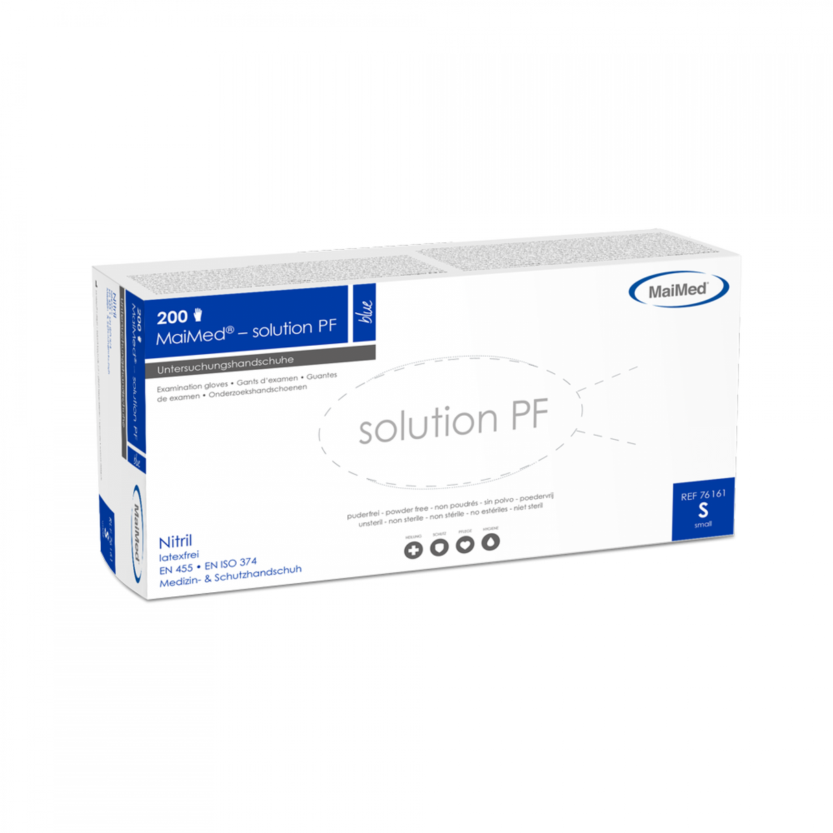 MaiMed® solution PF Einmalhandschuhe Nitril, blau 200 Stck.