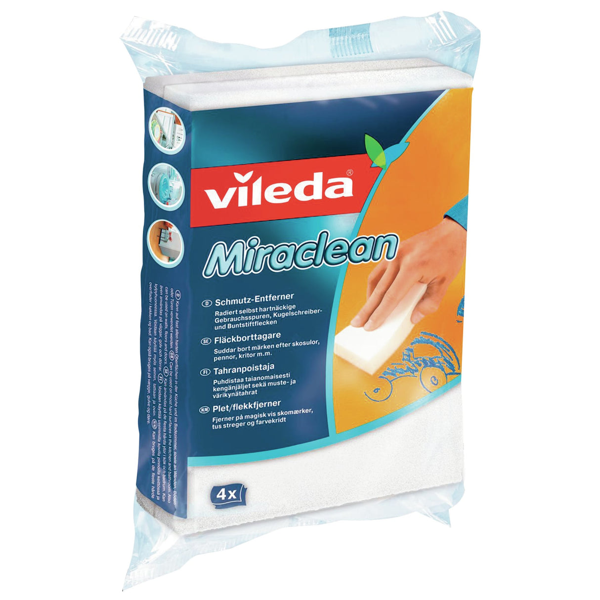 Vileda Professional Miraclean Schmutzradierer – wirkt ohne Chemie