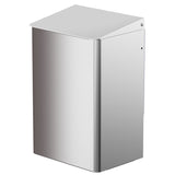 CWS Abfallbehälter Aluminium, 15 Liter, selbstschließender Deckel