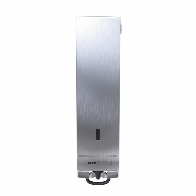 CWS Paradise Stainless Steel Foam Slim Schaumseifenspender, Edelstahl mit Rücksaugpumpe