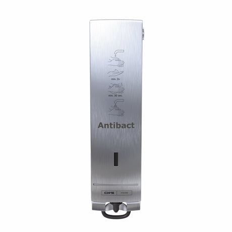 CWS Paradise Stainless Steel Antibact Slim Schaumseifenspender, Edelstahl mit Fingerabdruckschutz