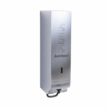 CWS Paradise Stainless Steel Antibact Slim Schaumseifenspender, Edelstahl mit Fingerabdruckschutz – Ansicht 2