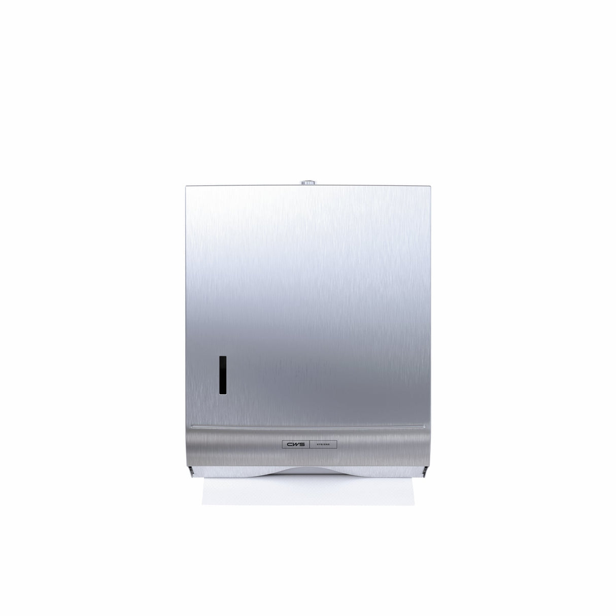 CWS Paradise Stainless Steel Paper Slim Faltpapierspender für 300 Blatt, Edelstahl