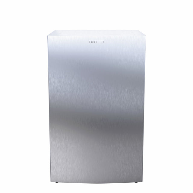 CWS Paradise Stainless Steel Abfallbehälter, Edelstahl, nicht entflammbar