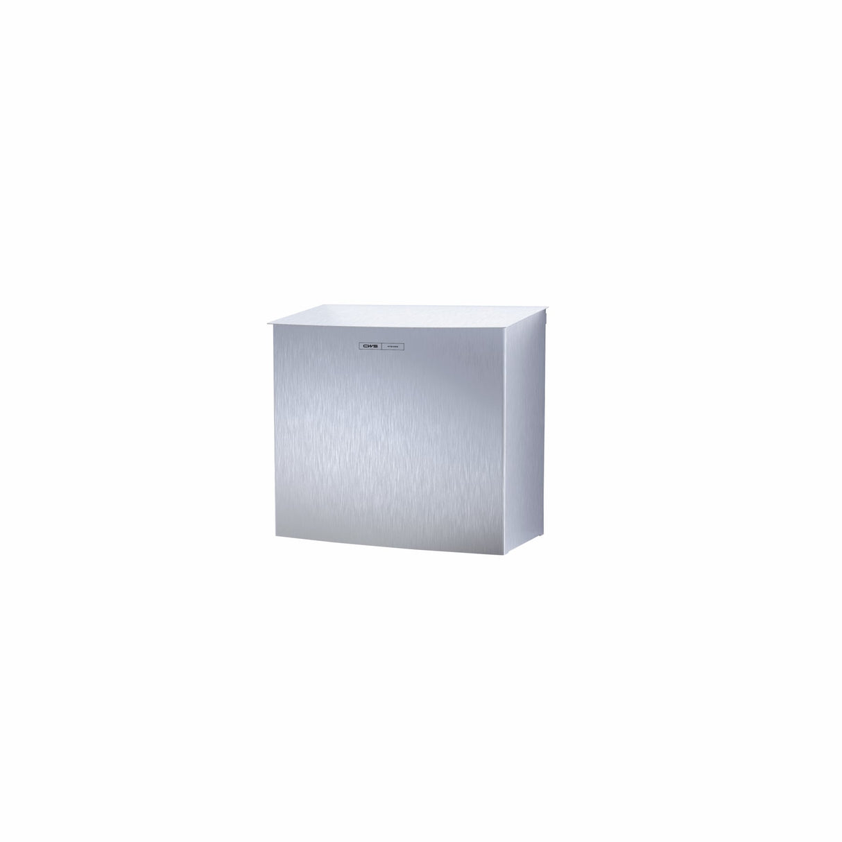 CWS Paradise Stainless Steel Hygienebox, Edelstahl, mit Einwurfklappe und Sichtblende – Ansicht 2