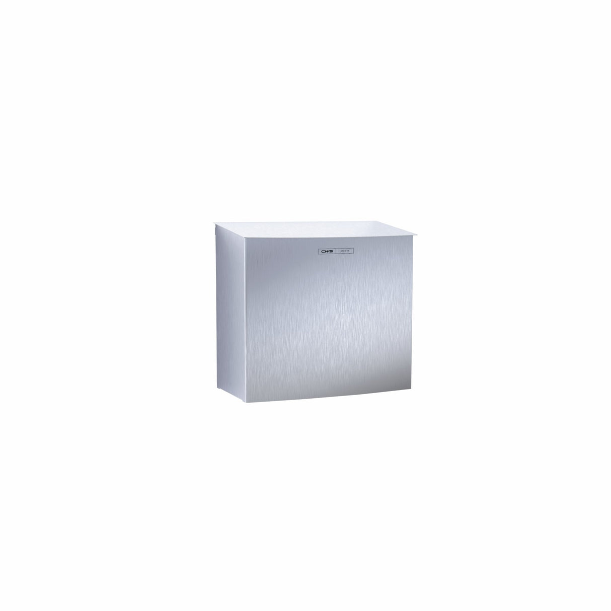 CWS Paradise Stainless Steel Hygienebox, Edelstahl, mit Einwurfklappe und Sichtblende – Ansicht 3