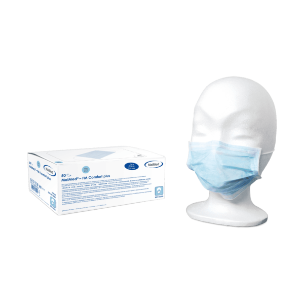 MaiMed® medizinische Schutzmaske FM Comfort Plus, mit Gummiband blau