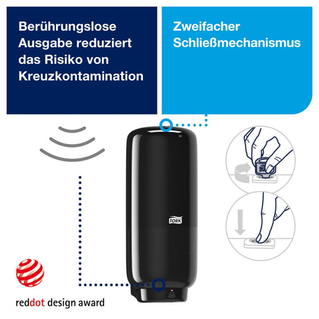 Tork Sensor Schaumseifenspender S4, berührungslos, mit Nachfüll-LED – Ansicht 12