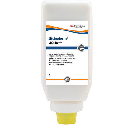 Stokoderm AQUA PURE Hautschutzcreme, parfümfrei – Schutz bei Feuchtarbeit – Ansicht 2