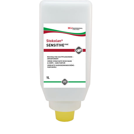 Stokolan SENSITIVE PURE Pflegecreme, parfümfrei – für Lebensmittelbetriebe und empfindliche Haut – Ansicht 2