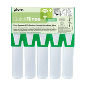 Plum QuickRinse Augenspülampullen steril – 20 Ampullen à 20 ml, für QuickFix-Spender