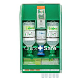 Plum QuickSafe Basic Erste-Hilfe Wandstation – bestückt mit Augenspülungen und Pflastern