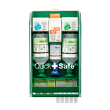 Plum QuickSafe Complete Erste-Hilfe Wandstation – breite Bestückung für Auge, Wunde und Brandwunde
