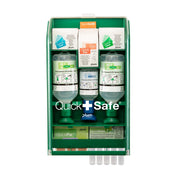 Plum QuickSafe Complete Erste-Hilfe Wandstation – breite Bestückung für Auge, Wunde und Brandwunde