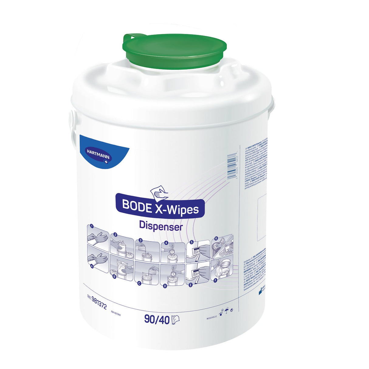 Bode X-Wipes Vliestuchspender – Entnahmesystem grün