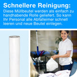 Tork Abfallsäcke Mini, 20 Liter, weiß, B2, aus 33 % PCR-Material – Ansicht 5