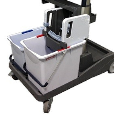 Vileda Professional VoleoPro StarterKit Presse mit Vertikalpresse und Eimern