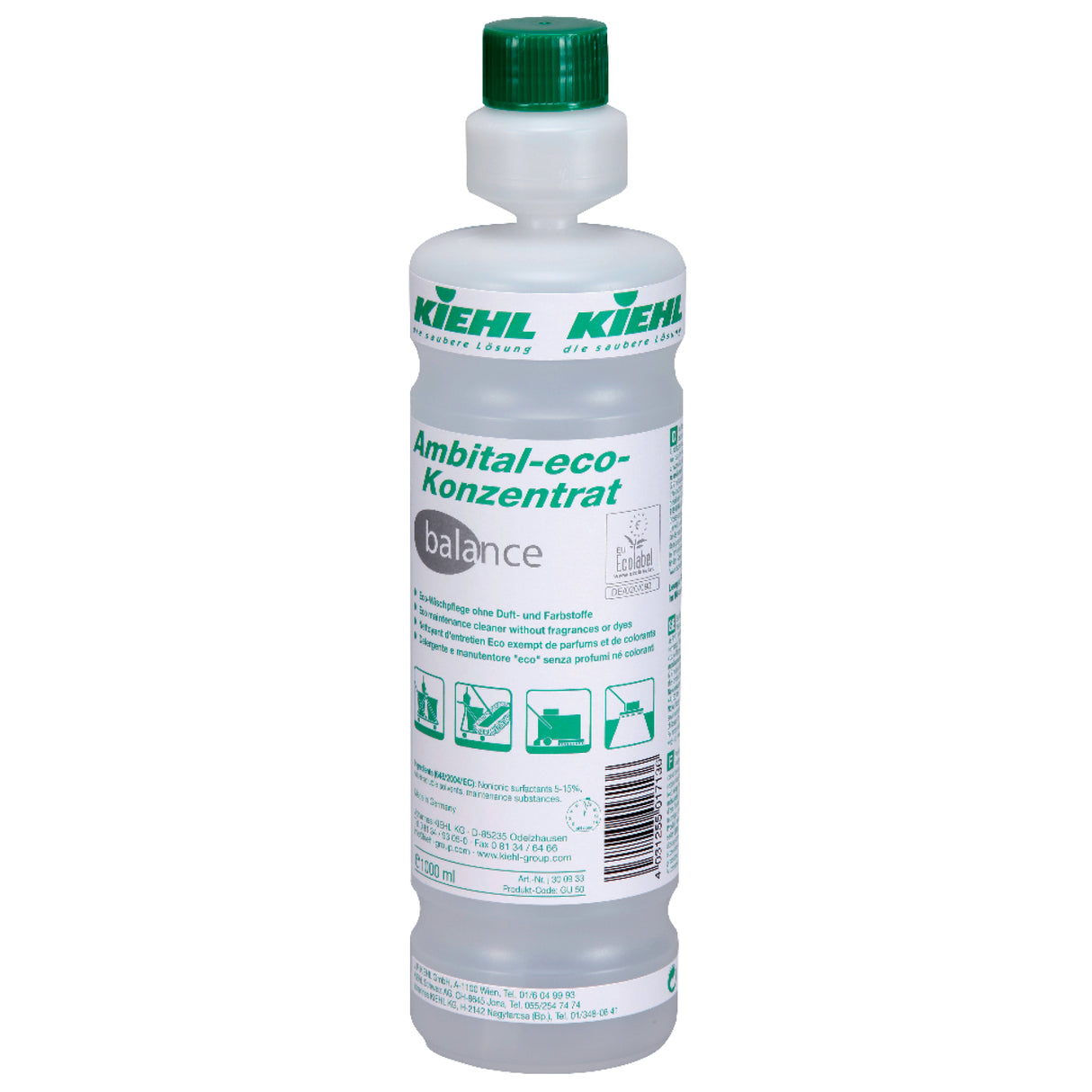 Kiehl Ambital-eco-Konzentrat balance Wischpflege – 1 Liter Flasche
