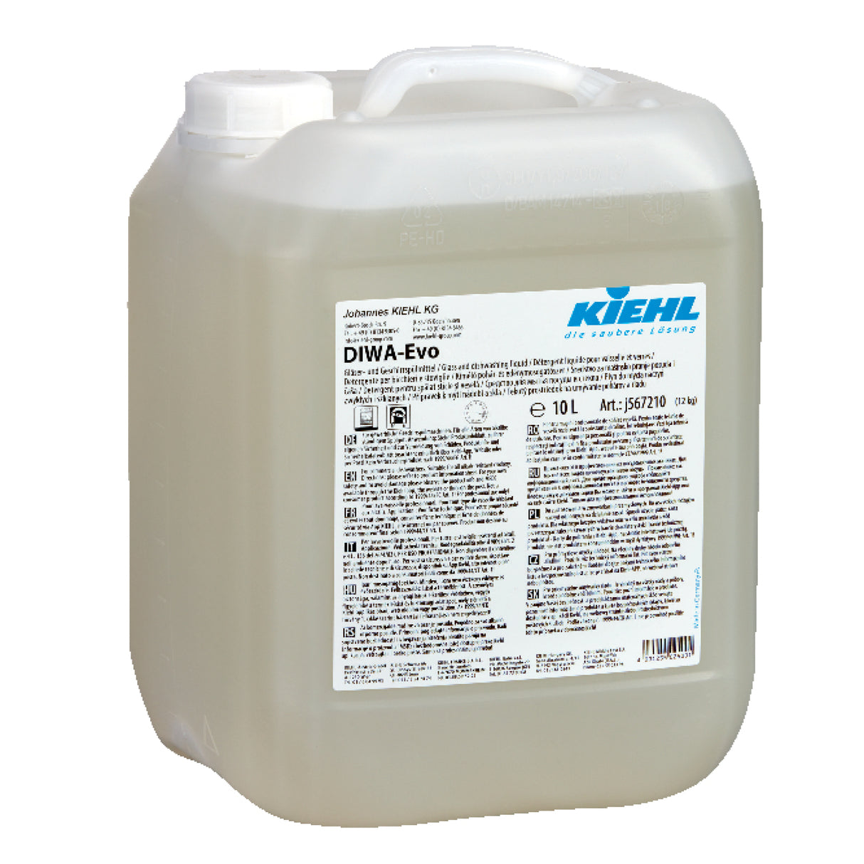 Kiehl DIWA-Evo Gläser- und Geschirrspülmittel – 10 Liter - Kanister