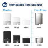 Tork Xpress Papierhandtücher H2 Universal, 2-lagig, 21 x 23,5 cm – Ansicht 6