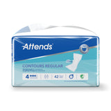 Attends Contours Regular Inkontinenzvorlagen – anatomisch geformt, hohe Saugleistung, hautfreundlich – Ansicht 2