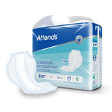 Attends Contours Air Comfort Inkontinenzvorlage – anatomisch geformt, atmungsaktiv, latexfrei