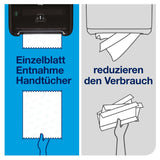 Tork Matic Handtuchrollen H1, 2-lagig, blau, 150 m/Rolle – Ansicht 3