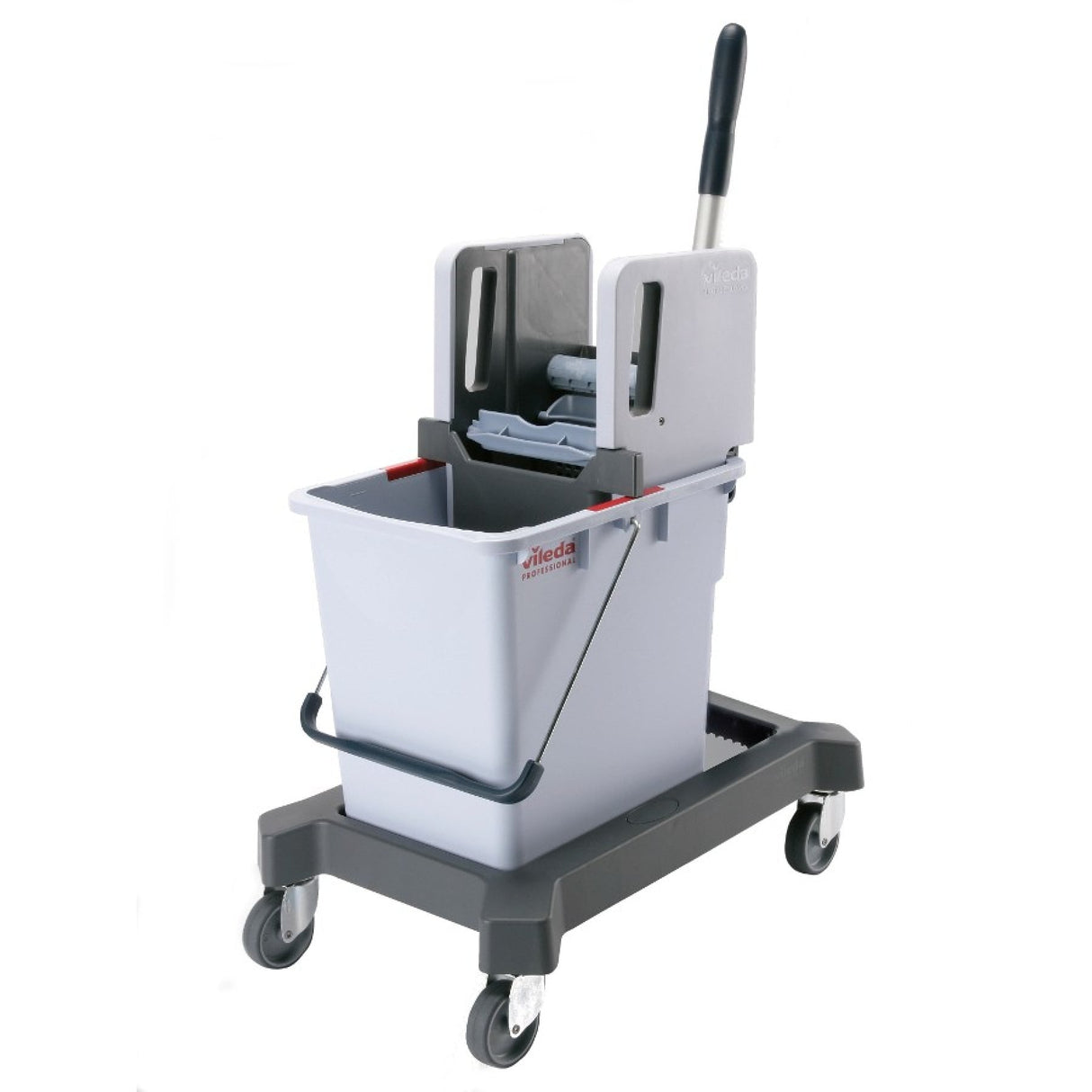Vileda Professional CombiSpeed Fahreimer mit Vertikalpresse – kompaktes Chassis, erweiterbar