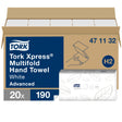 Tork Xpress Papierhandtücher H2 Advanced, 2-lagig, 21,3 x 23,4 cm
