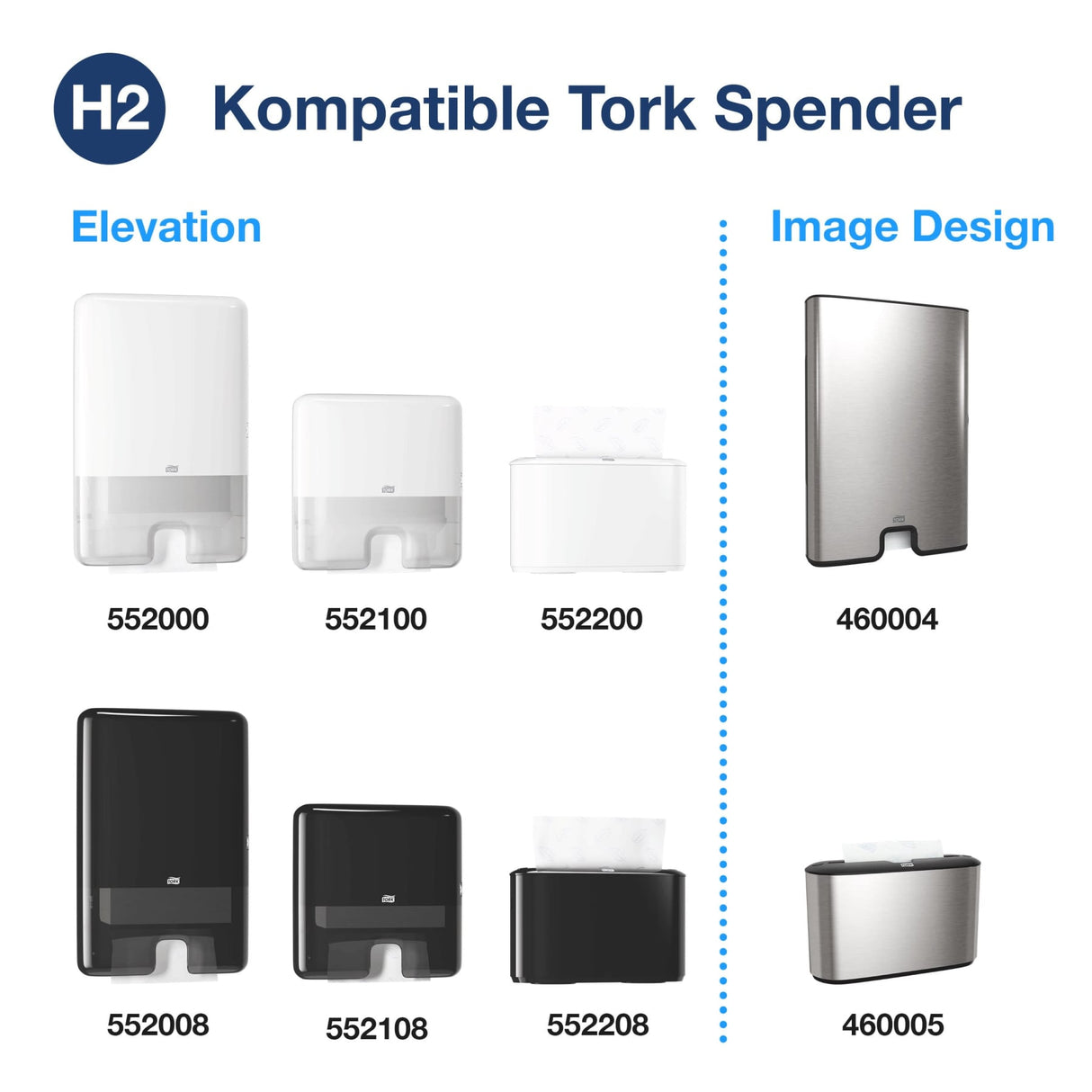 Tork Xpress Multifold Papierhandtücher H2 Universal, 1-lagig, 21,3 x 23,4 cm – Ansicht 8