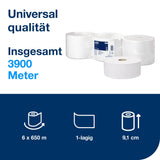 Tork Jumbo Toilettenpapier T1 Universal, 1-lagig, weiß – hohe Kapazität – Ansicht 2