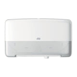 Tork Elevation Doppelrollenspender T2 für Mini Jumbo Toilettenpapier, mit Sichtfenster und Rollenbremse
