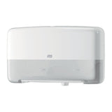 Tork Elevation Doppelrollenspender T2 für Mini Jumbo Toilettenpapier, mit Sichtfenster und Rollenbremse – Ansicht 3