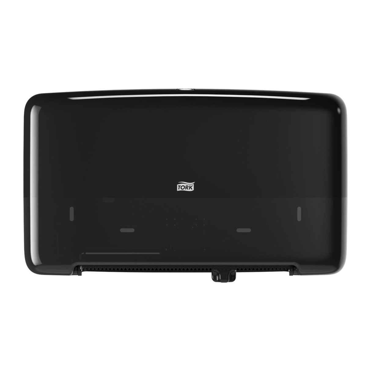 Tork Elevation Doppelrollenspender T2 für Mini Jumbo Toilettenpapier, mit Sichtfenster und Rollenbremse – Ansicht 5