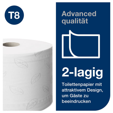 Tork SmartOne Toilettenpapier T8, 2-lagig, weiß – für Einzelblattentnahme – Ansicht 3
