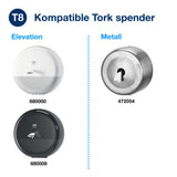 Tork SmartOne Toilettenpapier T8, 2-lagig, weiß – für Einzelblattentnahme – Ansicht 4
