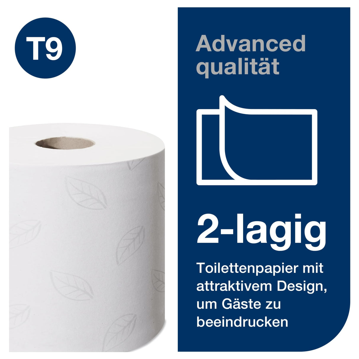 Tork SmartOne Toilettenpapier T9, 2-lagig, weiß – hohe Kapazität – Ansicht 3