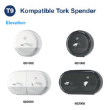 Tork SmartOne Toilettenpapier T9, 2-lagig, weiß – hohe Kapazität – Ansicht 4