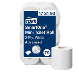 Tork SmartOne Toilettenpapier T9, 2-lagig, weiß – hohe Kapazität