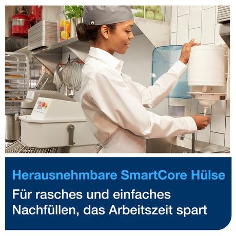 Tork Reflex Papierwischtuch, 1-lagig, weiß, für Innenabrollungsspender – Ansicht 2