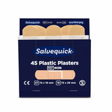 Cederroth Salvequick Plastic Pflaster, elastisch und wasserabweisend