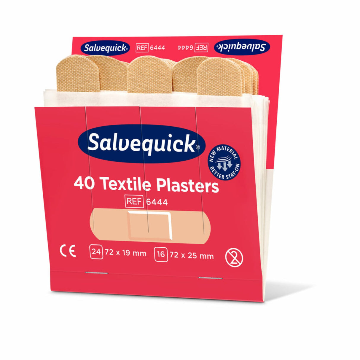 Cederroth Salvequick Textilpflaster, extra lang – 1 Box = 6 x 40 Stück – Ansicht 6