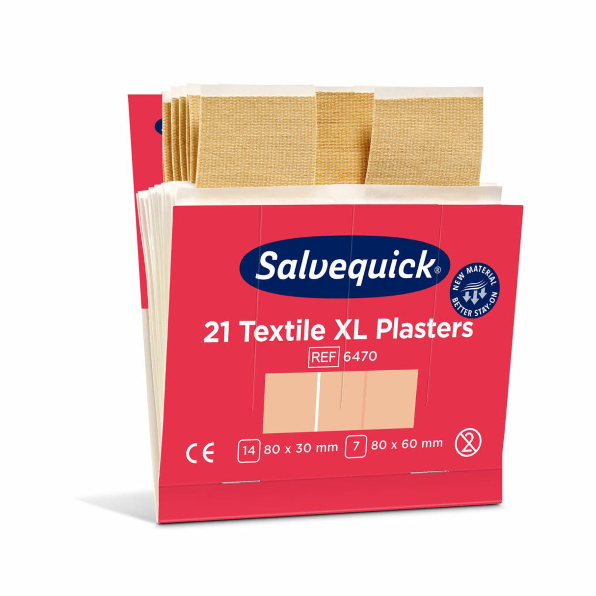 Cederroth Salvequick Textilpflaster XL, extra groß – Ansicht 2