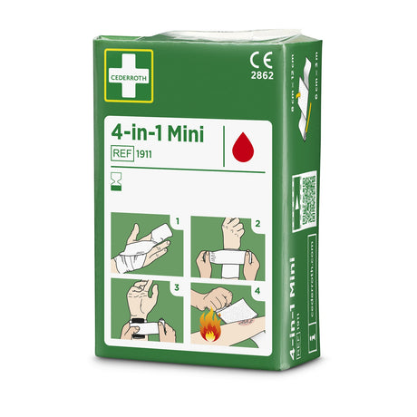 Cederroth 4-in-1 mini Blutstiller Wundverband-Set für Finger und Zehen – Ansicht 3