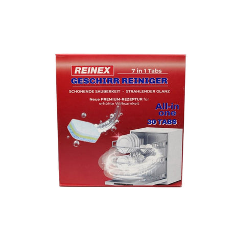Reinex Geschirrreiniger-Tabs All-in-1 – schonende Sauberkeit, strahlender Glanz