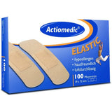 Actiomedic ELASTIC Pflasterstrips 19 x 72 mm, luftdurchlässig und hypoallergen