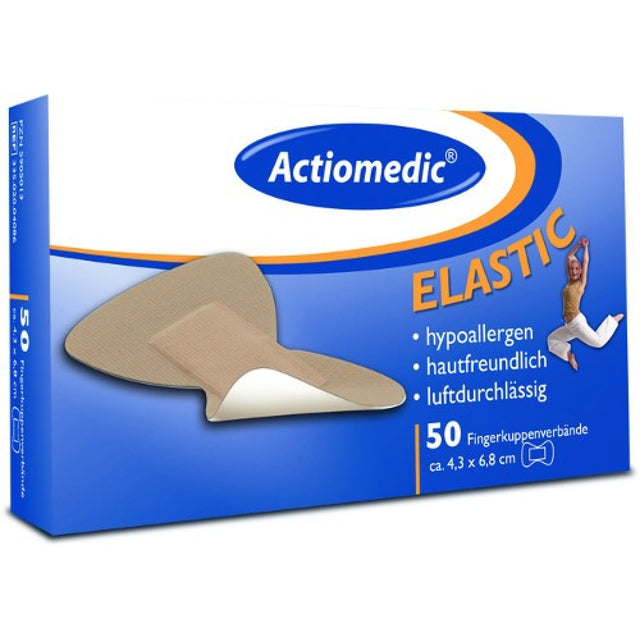 Actiomedic ELASTIC Fingerkuppenverbände luftdurchlässig und hypoallergen