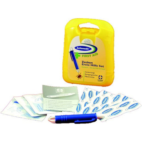 Actiomedic First Aid Zecken Erste-Hilfe-Set mit Zeckenzange