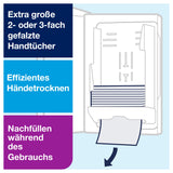 Tork Xpress Handtuchspender Edelstahl mit Fingerabdruckschutz, H2 – Ansicht 3
